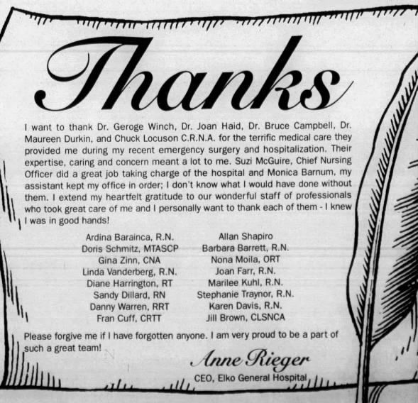 Clipping from Elko Daily Free Press